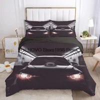bedding set queen king full double duvet cover set pillow case bed linens quilt cover 240x220 240260 car car lights