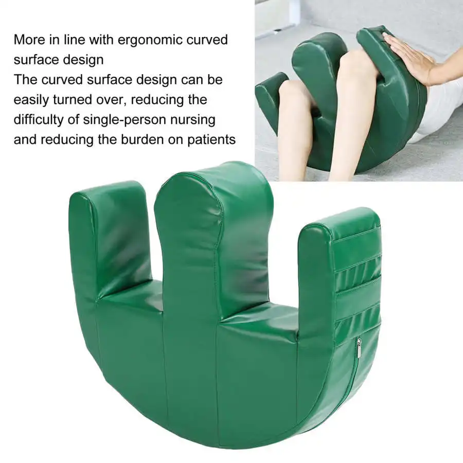 

Back Support Patient Turning Device Home Bed PU Leather Waterproof Comfortable Pain Relief U Shape Rollover Aid Shifting Mat
