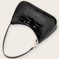 luxury crocodile texture bag faux leather shoulder bag ladies handbag fashion trend underarm bag for womens bags