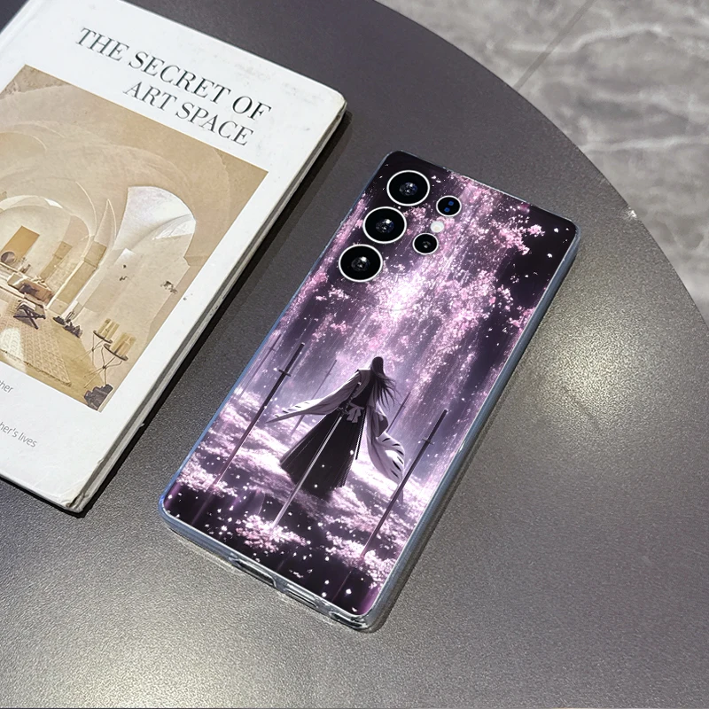 Мягкий чехол для телефона Bleach Kuchiki Byakuya для Samsung Galaxy S26 S25 Edge S24 S23 Ultra S21 S20 FE S22 Plus + задняя крышка с рисунком (art.: 3920dbeedaffa) - 3920dbeedaffa