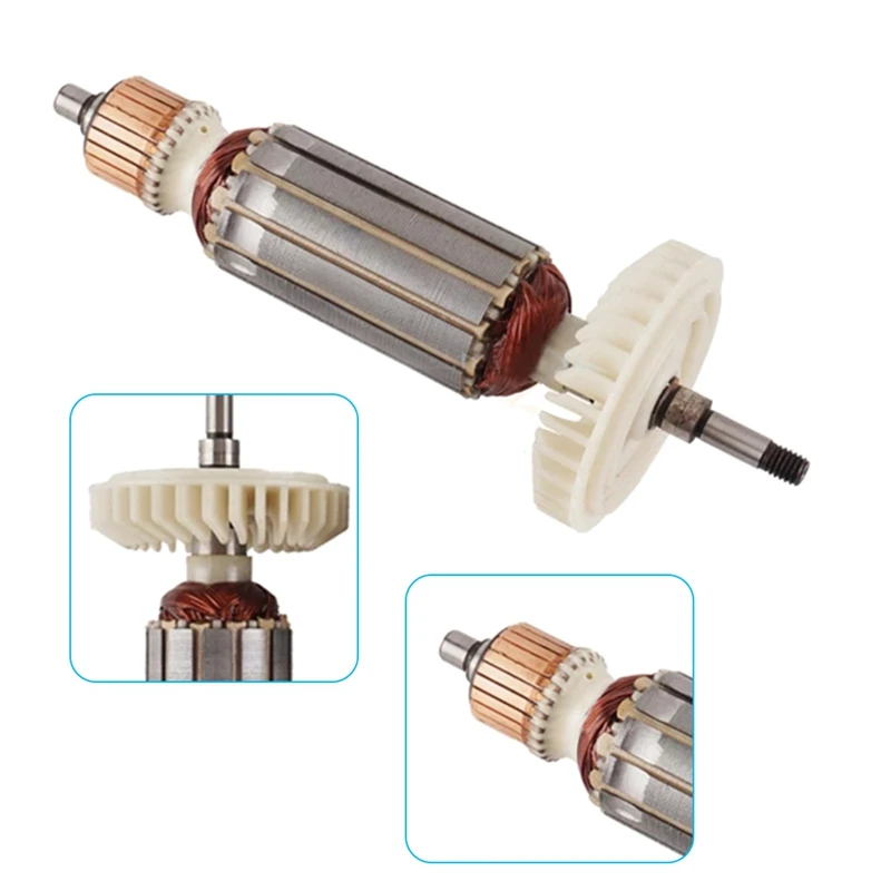 

AC220-240V Armature Rotor For MAKITA 518870-8 510107-9 515613-9 9558NB 9556NB 9556HN 9558HN 9557NB 9557HN 9556HNG