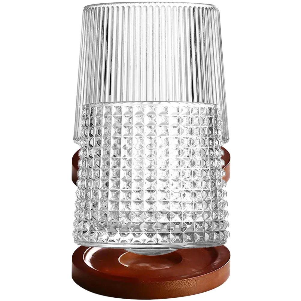 

2 Sets Whiskey Cup Multi-function Clear Glass Cups Whiskey Cup Cocktail Glasses for Party Decor Bar Home