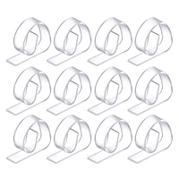 12pcs tablecloth clip kitchen portable abs clear picnic home party anti slip fixed lightweight universal restaurant holder