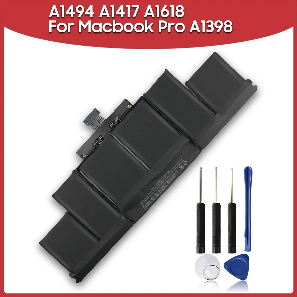 Фото Аккумулятор A1494 A1417 A1618 для Macbook Pro A1398 MC975 MC976 MacPro №1