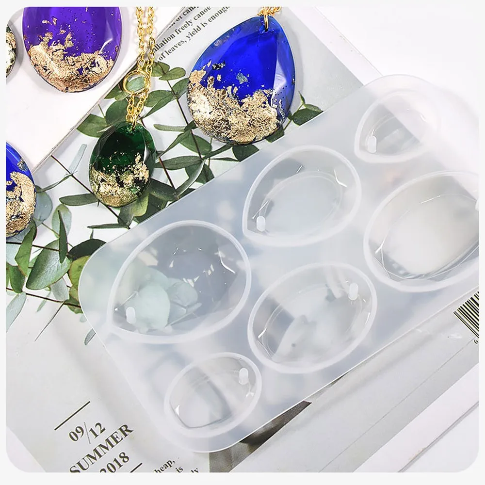 Силиконовая форма искусственная для рукоделия смола эпоксидные подвески серьги