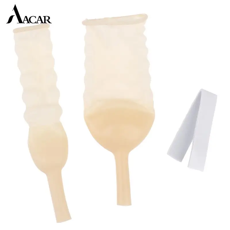 

4Sizes Male External Catheter Medical Sterilized Latex Catheter Urine Collector Elderly Incontinence Urinary Latex Sleeve