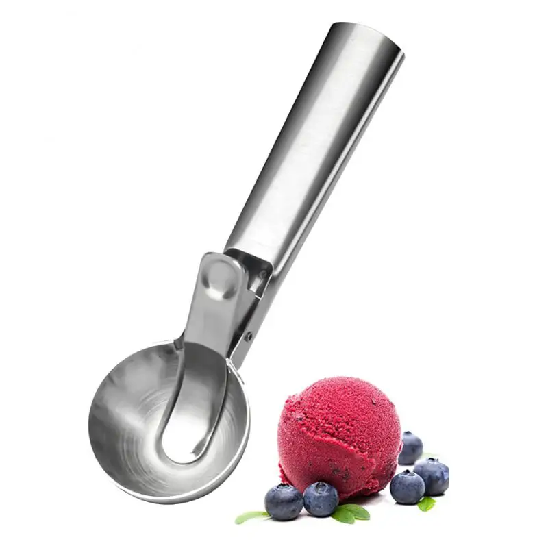 

Stainless Steel Ice Cream Scoop Ball Maker Frozen Yogurt Cookie Dough Meat Balls Ice Cream Spoon Tools Watermelon Spoons