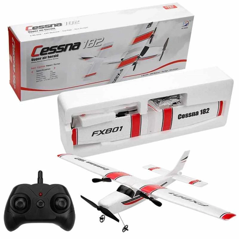 Фото FX801 EPP Foam RTF RC Самолет 2,4G с фиксированным крылом, удобный для начинающих флаер для дома и улицы, подарок для детей №5