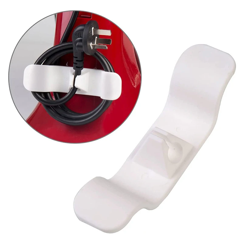 1/4Pcs Cord Organizer Cable Wrap Attachment Cord Wrapper Power Cable Holder Clip for Mixer Blender Kitchen Organization