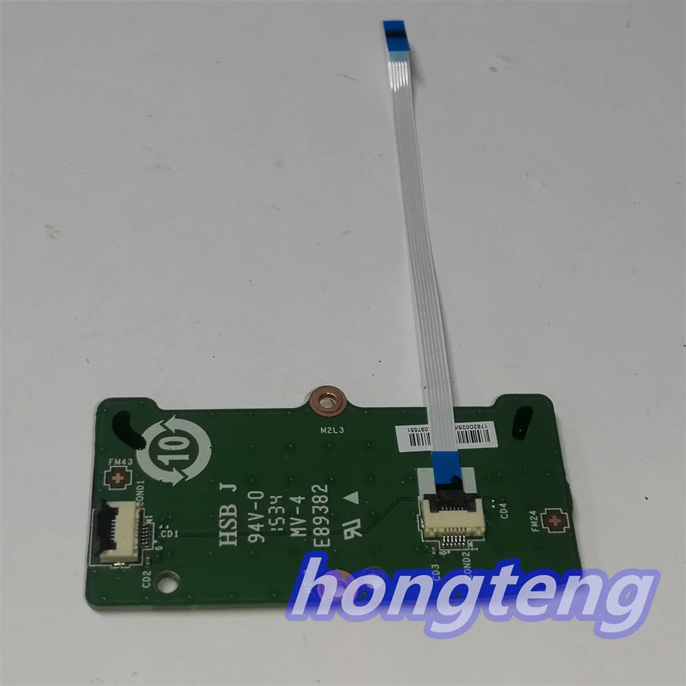 Подлинная плата кнопок сенсорной панели MSI Dominator Pro GT72 6QE MS-1782 и кабель MS-1782D тест ок