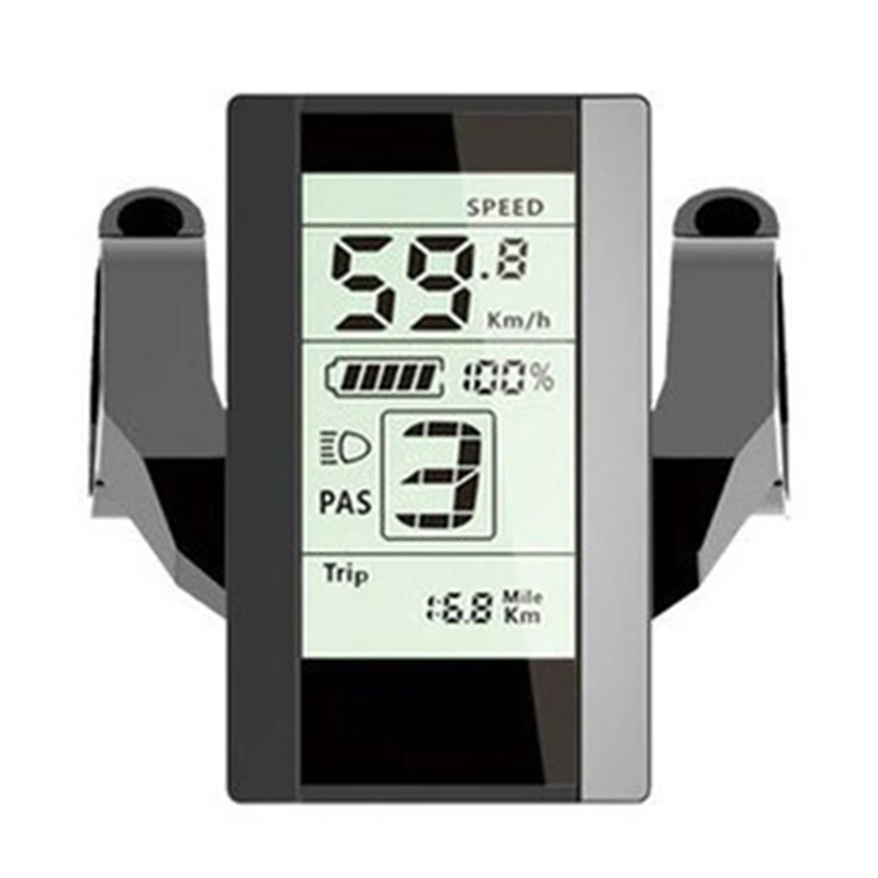 Черный дисплей для электровелосипеда 800S Bafang BBS01 BBS02 HD средний двигатель