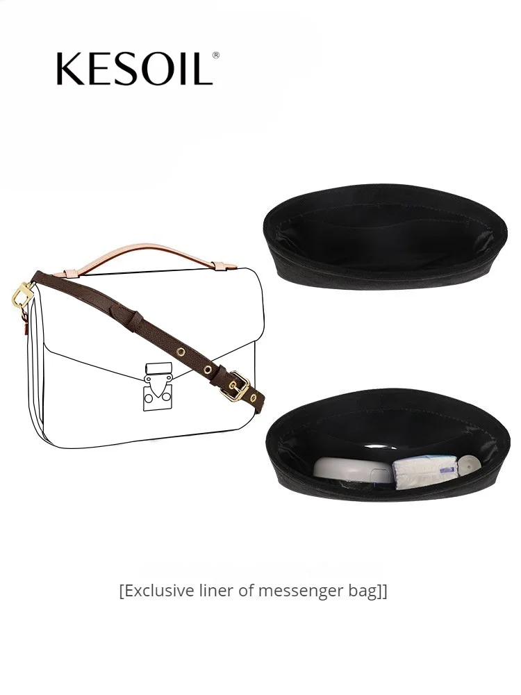 

KESOIL Liner Bag For Lv Pochette Métis Bag Storage Lining Support Inner Sleeve Support Stowage Accessories Bag Inner Purse Port