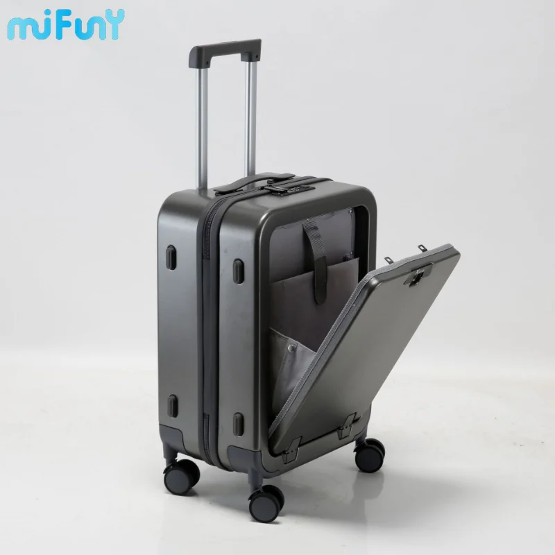 Mifuny Front-opening Rolling Luggage Women's Hand Luggage High Appearance Level Travel Luggage Men's Business Suitcase 2023 New