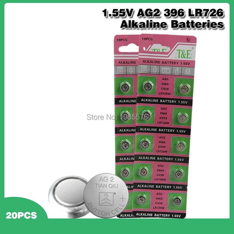 20 шт., калькуляторы AG2 AG 2 LR726 RW411, 1,55 в