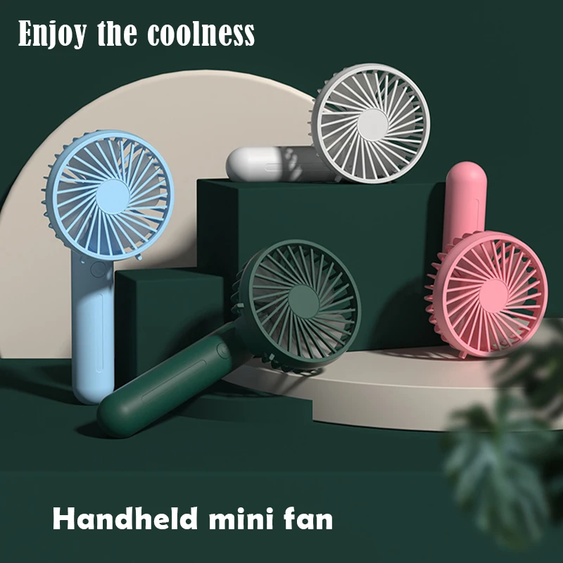 

Handheld Fold Fan USB Charging Mini Fan Outdoor Desktop Office High Quality Portable Student Office Cute Small Cooling Fans