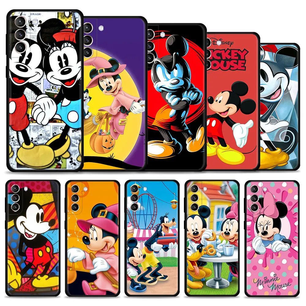 

Phone Case For Samsung Galaxy S21 S20 FE S22 Ultra S10 S9 S8 Plus S10e for Samsung Note 20 Ultra 10Plus Coque Mickey Mouse Cool
