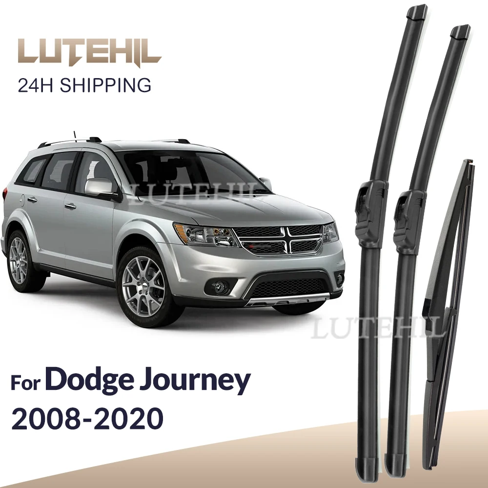 

Для Dodge Journey 2008-2020 2009 2010 2011 2012 стеклоочиститель передние и задние щетки стеклоочистителя лобовое стекло щетки 24 "+ 18" + 12"
