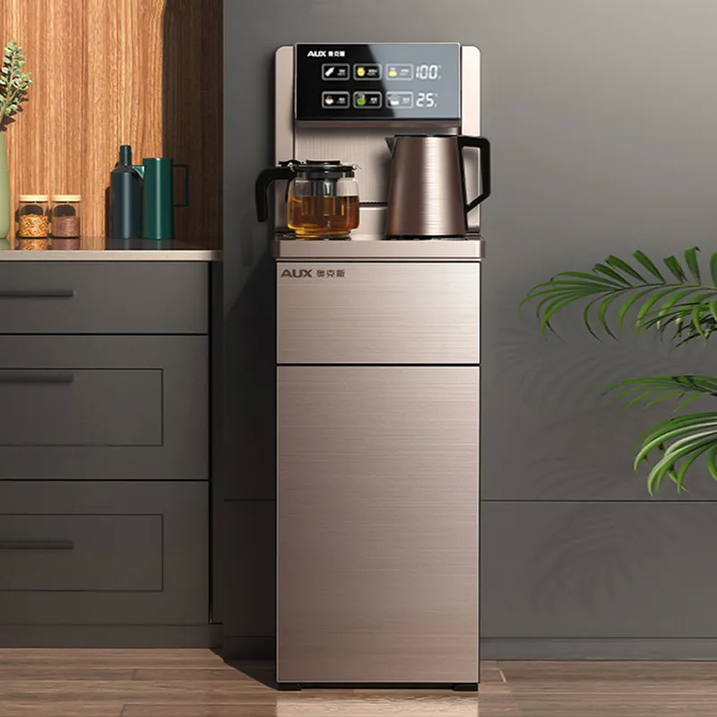 

Tea Bar Machine Household Water Dispenser Intelligent Remote Control Double Water Outlet Bottom Bucket Vertical Screen Touch