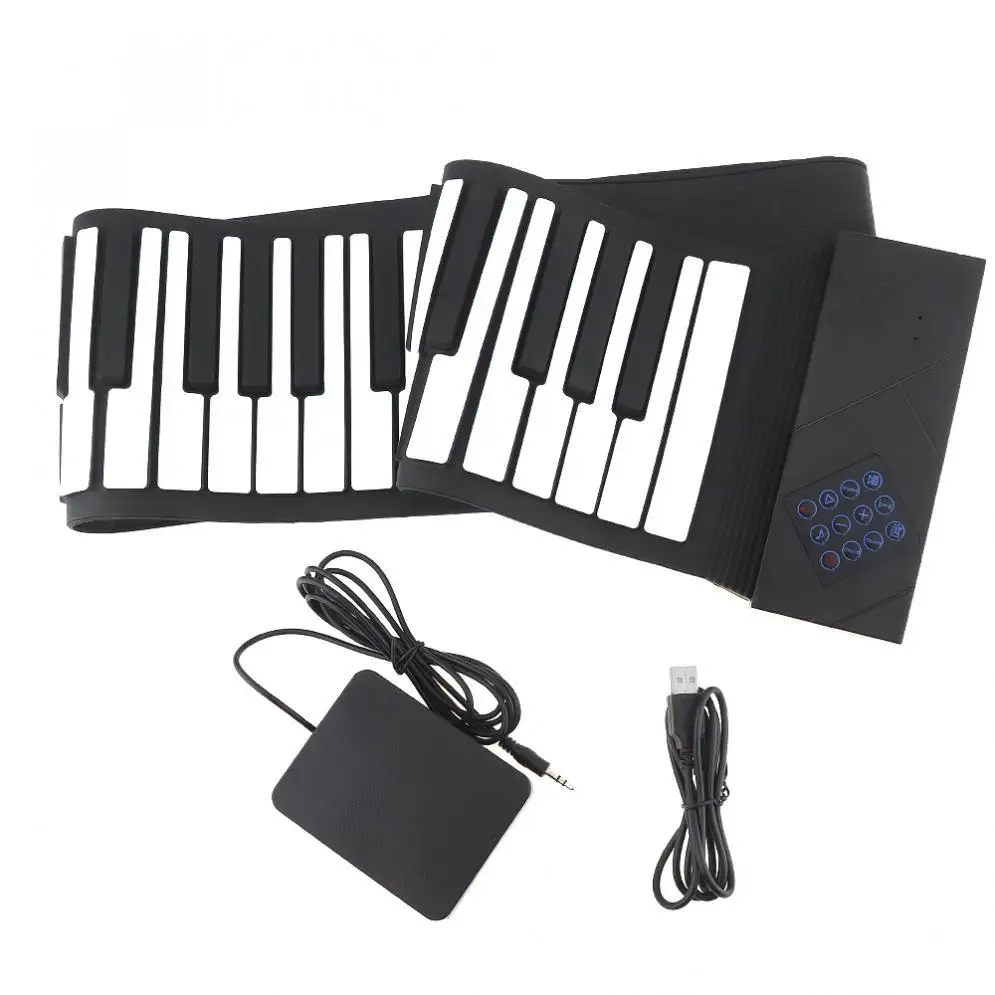 Flexible Children's Electronic Piano Keyboard Portable Piano Flexible 88 Keys Midi Controller Elektroniset Urut Musical Keyboard enlarge