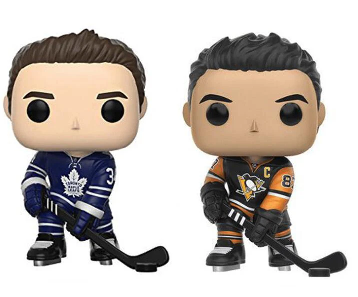 

Ice hockey Player Sidney Crosby & Auston Matthews Figure Collection Vinyl Doll Model Toys
