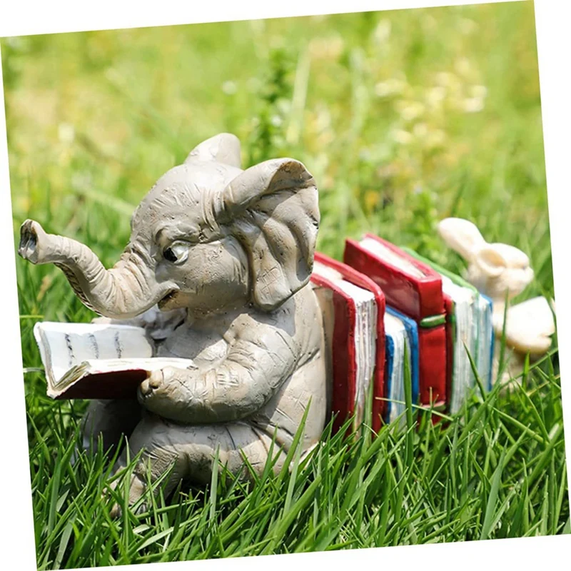1 шт. подставки для книг стеллажи дома фигурка животного слон поделки украшение