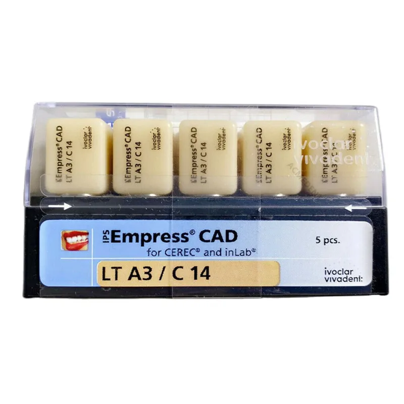 

Dental IPS Empress CAD For CEREC And inLab Block Porcelain Ceramic Veneer LT A3 / C14
