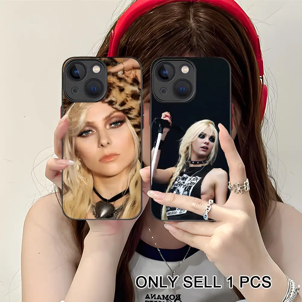 Фото Силиконовый чехол Taylor Momsen для iPhone 17, 16, 15, 14, 13, 12, 11, X, XR, XS, Air, Pro, Max, Plus, Mini – Красочный чехол-накладка №1