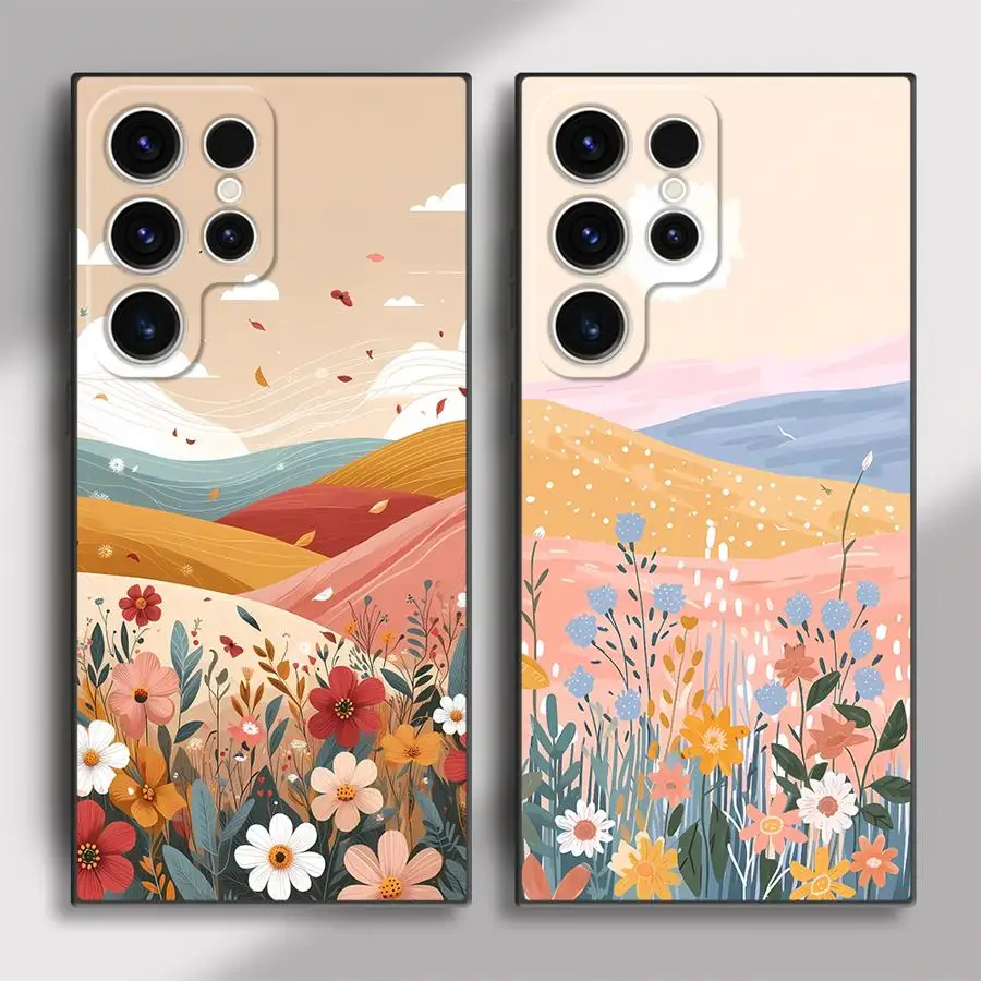 Чехол Flower Sea Art для Samsung Galaxy S26 S24 Plus S23 S25 Ultra Note 20 Ultra 8 9 10 S21 FE S20 S10 S9 Funda Phone Cover (art.: 3920d993aa7be) - 3920d993aa7be