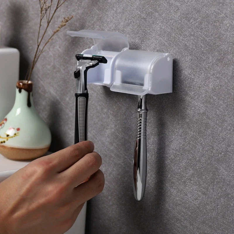 Настенный держатель для бритвы лезвий присоски