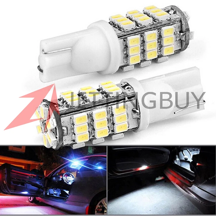 

2 Pcs T10 W5W 194 464 Car White 42 SMD 1206 LED Car Signal Light Bulb Lamp Retrofit Led Car Reading Light Width Indicator Light