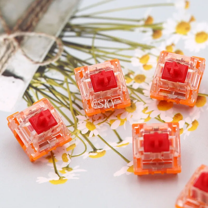 

TTC Golden Red Gold Brown Switch V3 Linear Tactile Axis for Mechanical keyboard 3 Pins Customize DIY Gamer Switch
