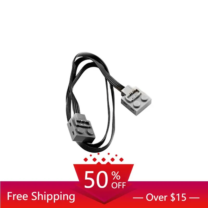 

1 PCS MOC Bricks 58118 Power Functions Extension Wire For Building Blocks Parts DIY Educational Creative gift Toys