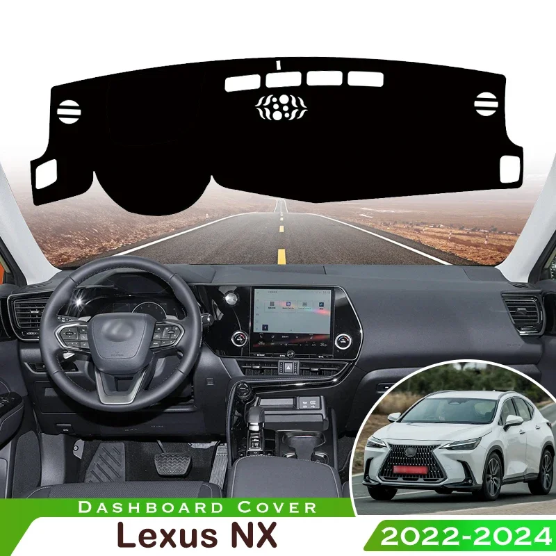 Для Lexus NX 2022-2024 крышка приборной панели автомобиля избегайте световой коврика