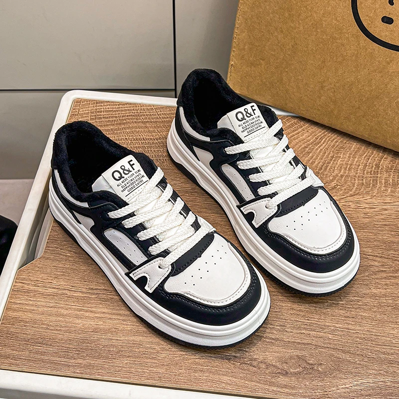 2024 Модная и удобная обувь на толстой подошве с вулканизированной подошвой легкая