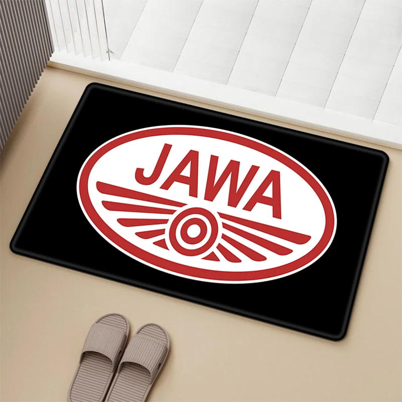 

Jawa Motorcycles Foot Mat Rugs Entrance Doormat Kitchen Carpet Floor Mats Gaming Room Decors Prayer Rug Carpets Bath Bathroom