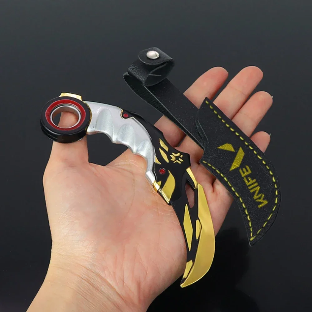 Валорантный игровой меч 15 см периферийные чемпионы 2021 нож-коготь самурая кожаный