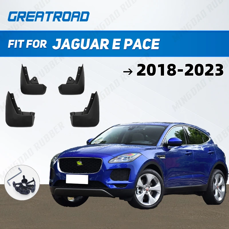 

Для Jaguar E-PACE 2018-2023 2019 2020 доставка высококачественных автомобильных брызговиков из АБС-пластика, брызговики