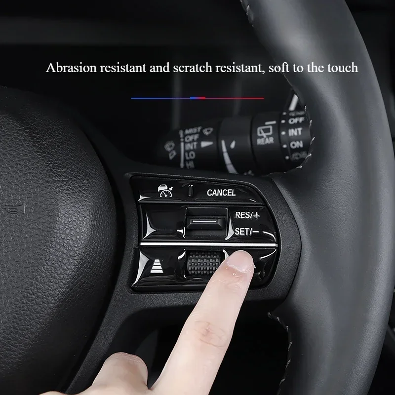 Фото Для Honda CRV/BREEZE 2023-2025 кнопка переключения передач клейкие наклейки, защитная наклейка на кнопку кондиционера на руле №3