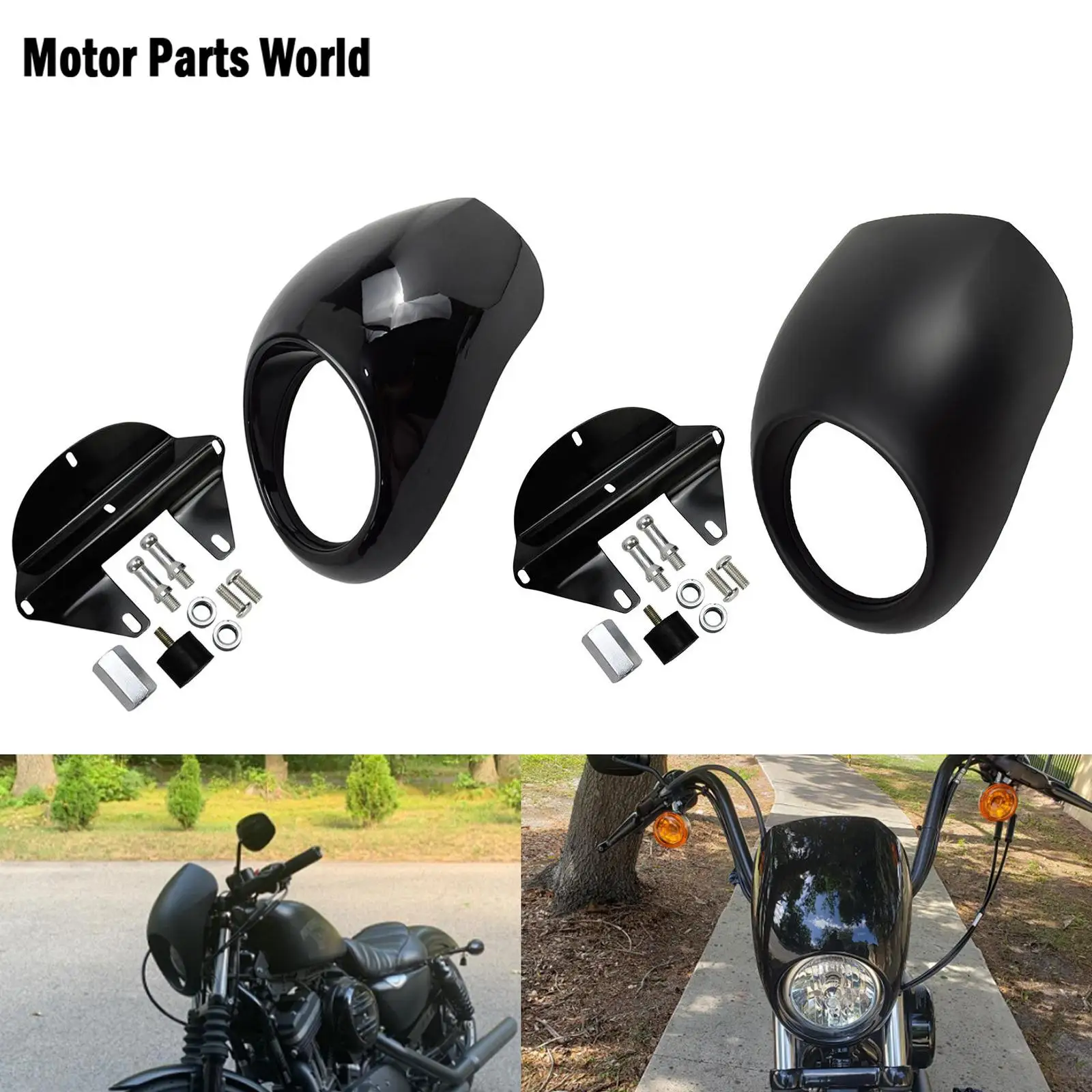 Обтекатель передней вилки мотоцикла для Harley Dyna Street Bob Low Rider Super Glide FXD Sportster XL 883 1200