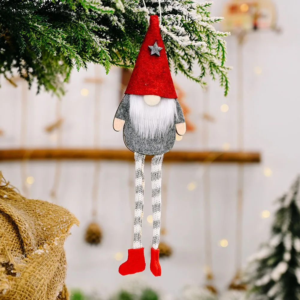 

Merry Christmas Ornaments DIY Xmas Gift Santa Claus Snowman Tree Pendant Doll Hang Decoration For Home Noel Natal Happy New Year