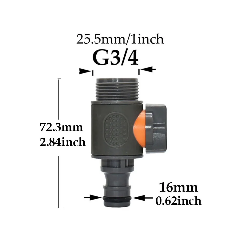 

1/2 ''3/4'' 1'' кран для шланга, быстроразъемное соединение, ниппель для клапана, наружный диаметр 16 мм, 20 мм, 32 мм, садовый шланг, фитинги для водяного стопора, адаптер для пистолета для полива