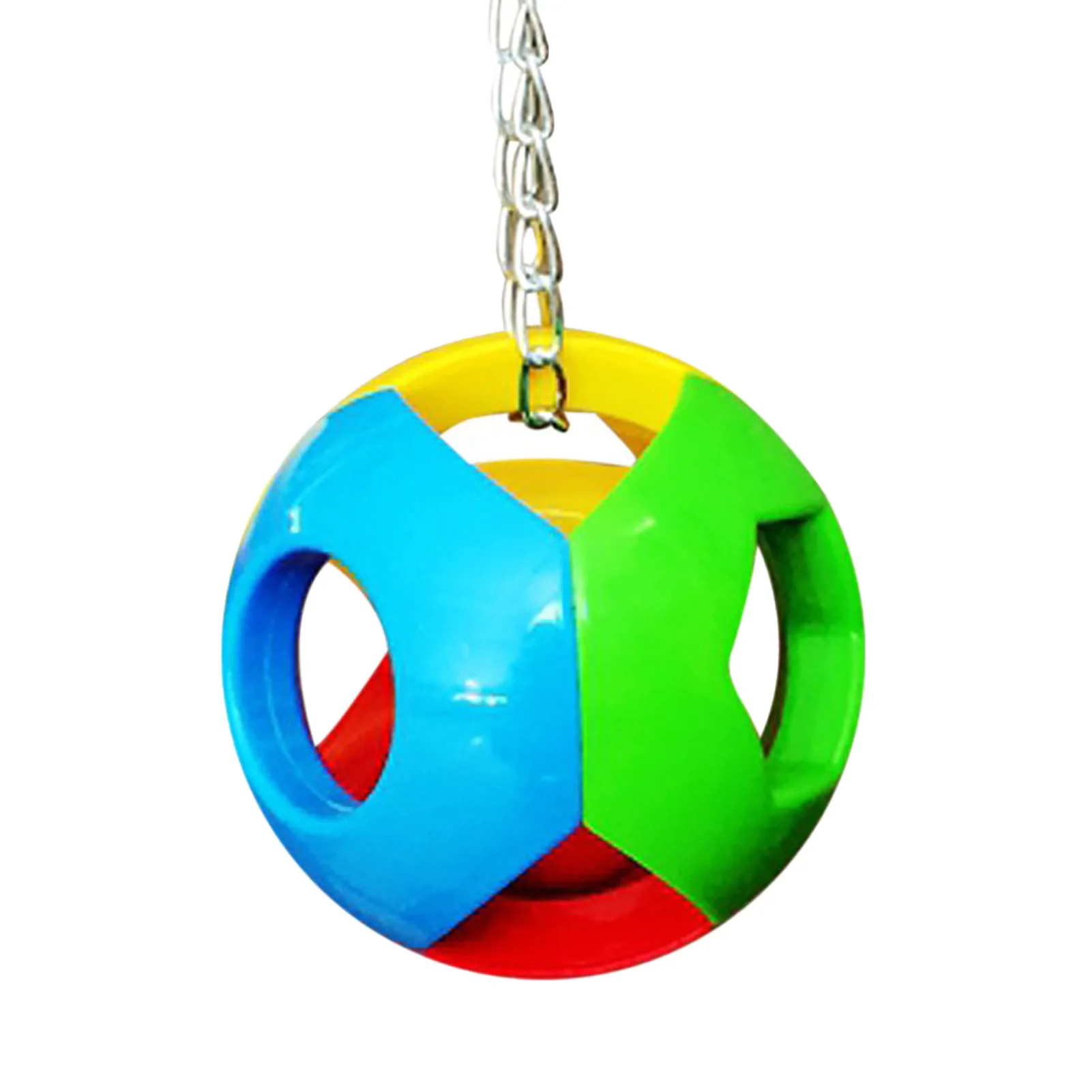 

Кокатин, легко подвешивается с колокольчиками, пластмассовая фотография, милый веселый попугай для домашних животных, аксессуары для птиц, ...