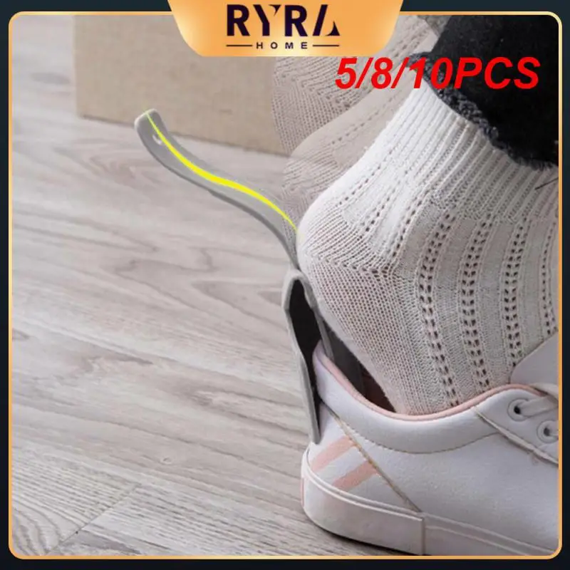 

5/8/10PCS Creative Shoes Lifter Professional Plastic Lazy Shoe Helper Colorful Shoes Accessories Unisex Shoehorn Easy On And Off