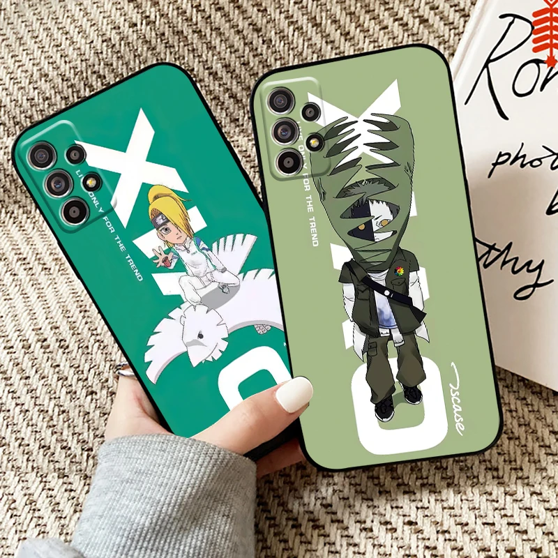 

Cute Akatsuki Naruto Case For Samsung Galaxy A11 A12 A21 A21S A22 A30 A31 A32 A50 A51 A52 A70 A71 A72 5G Phone Case Back
