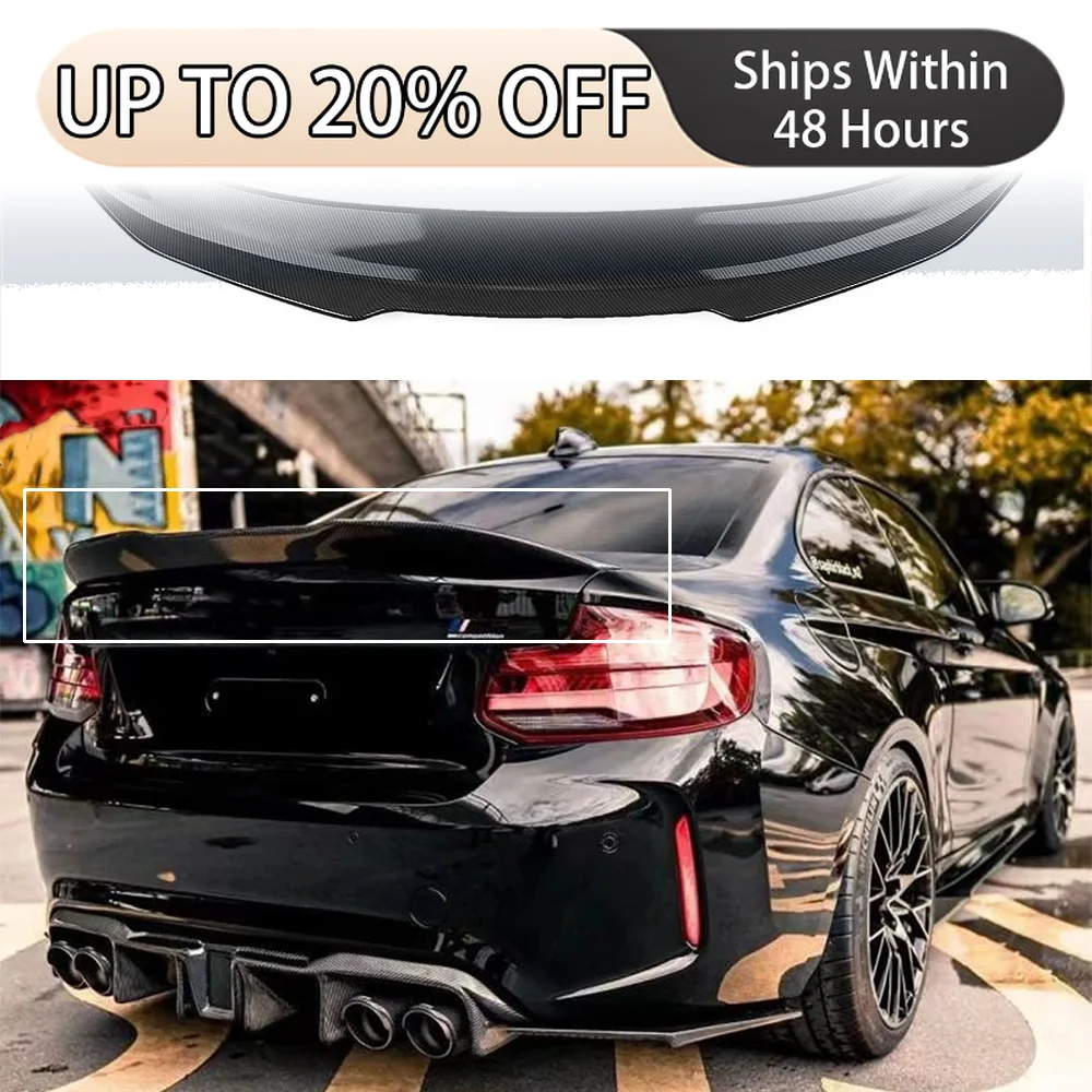 Фото Спойлер-крыло PSM Style на крышку багажника для BMW 2 серии F22 F23 F87 M2 218i 220i 228i M235i M240i Coupe 2-дверный 2014-2021 №1