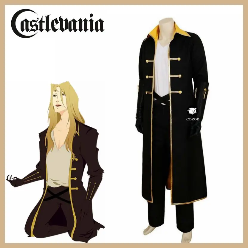 Костюм Алукарда и Сифы из Castlevania в аниме-версии для косплея на Хэллоуин.