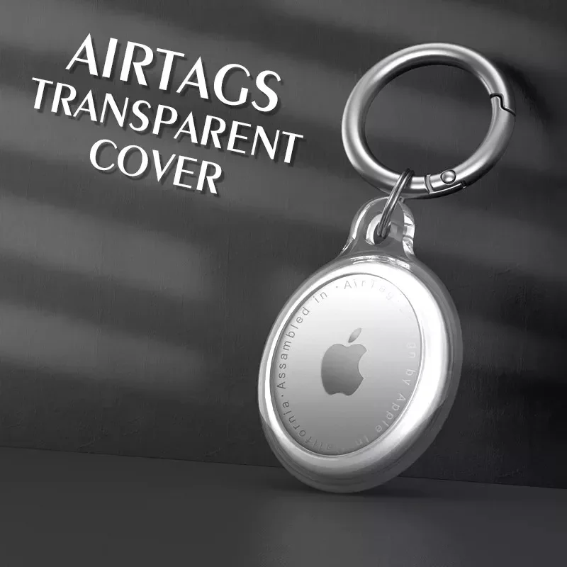 

2022 Trend TPU Case for Airtag Protection Case Locator Silicone Protector Anti-lost Device Keychain Shell For Apple Airtags
