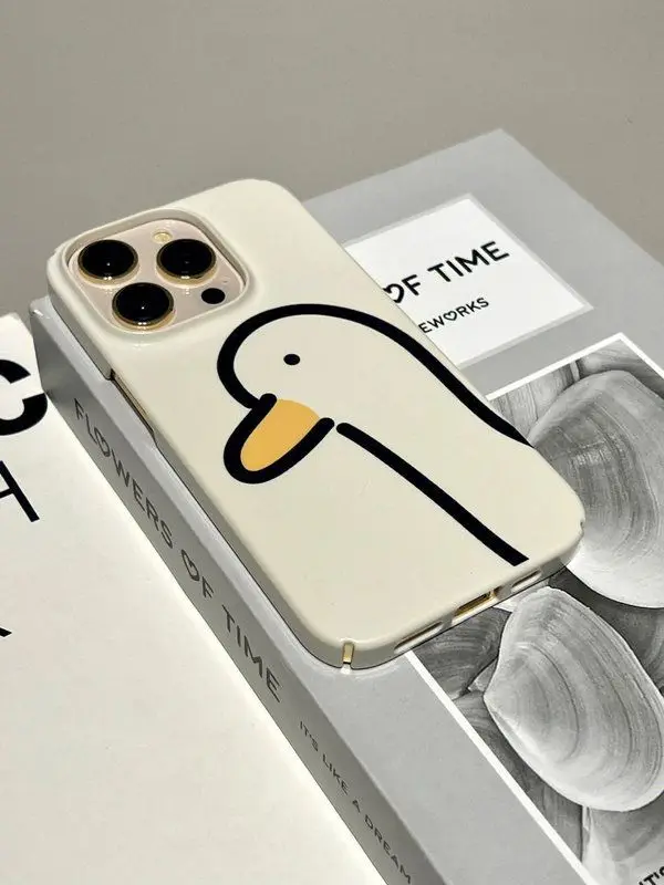 

Adorable Cartoon Duck Art Phone Case for iPhone 13 Pro Max/14 PL - Trendy Y2K Style Cover for Apple Devices free shipping items