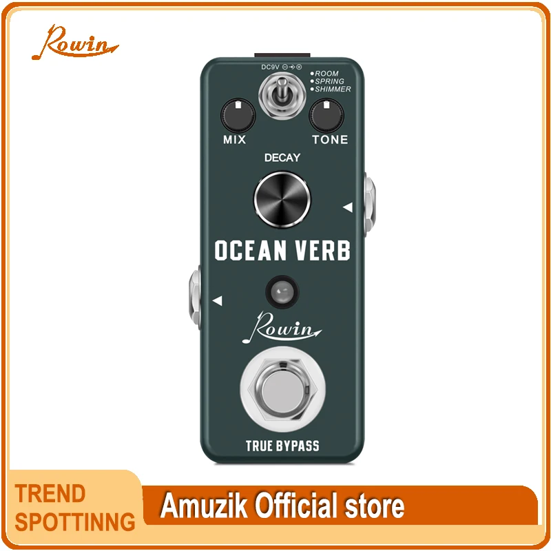 Цифровая гитарная педаль Rowin Ocean Verb Reverb для электрогитар verb fix deutsch