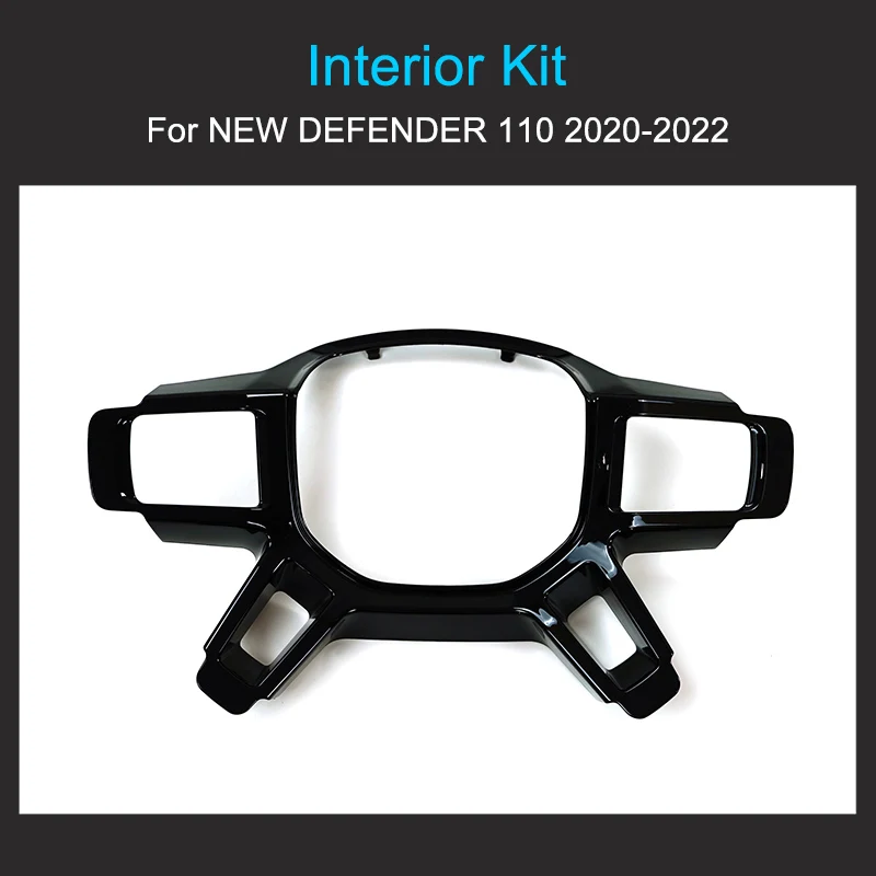 Высококачественный Глянцевый черный комплект для интерьера Land Rover Defender 110 2020 2021
